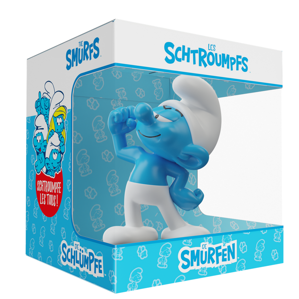 De Smurfen Beeldje Potige Smurf 11 cm | Planet Fantasy