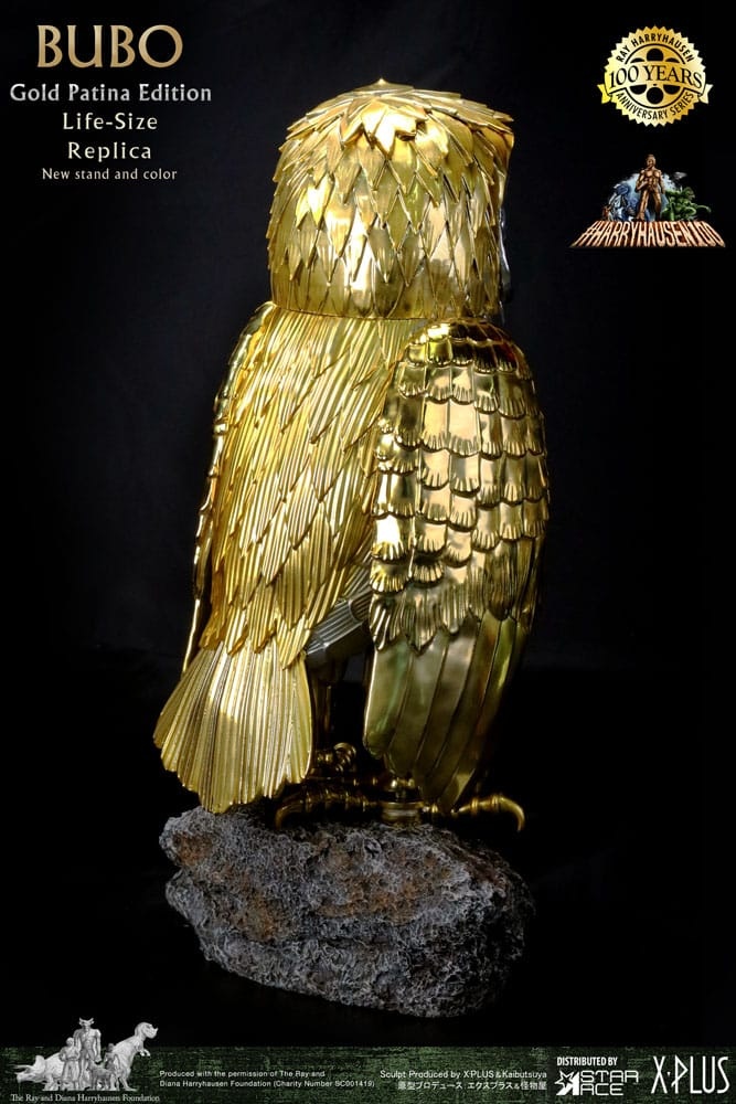 Clash of the Titans Statue Ray Harryhausens Bubo Gold Pat... | Planet ...