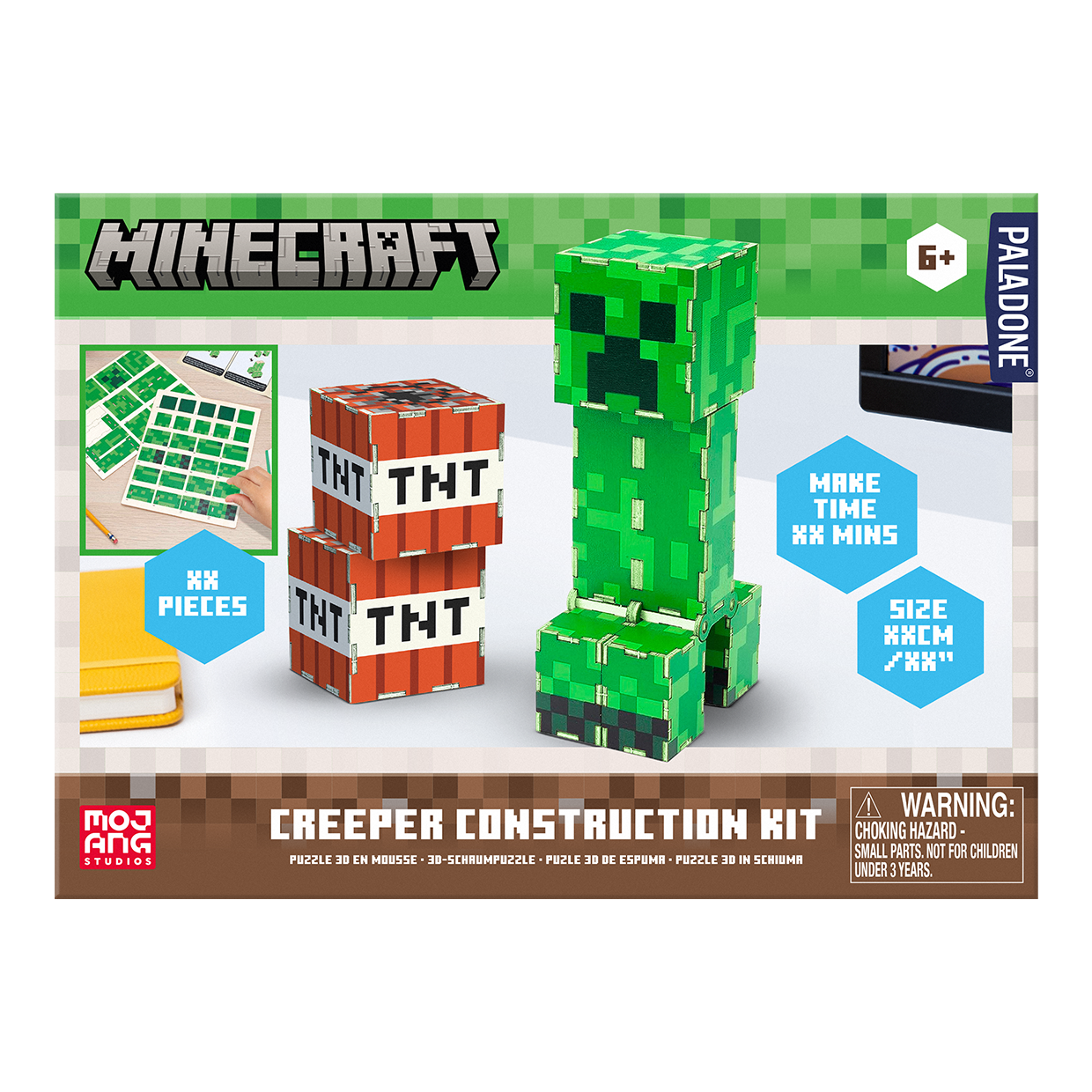 Minecraft Creeper & TNT Construction Kit | Planet Fantasy