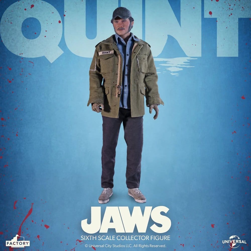 Jaws Action Figure 1/6 Quint 15 cm | Planet Fantasy