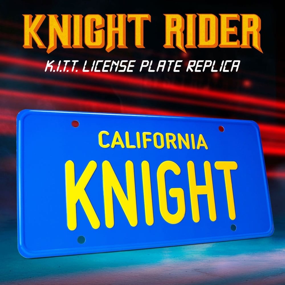 Knight Rider Replica 1/1 License Plate | Planet Fantasy