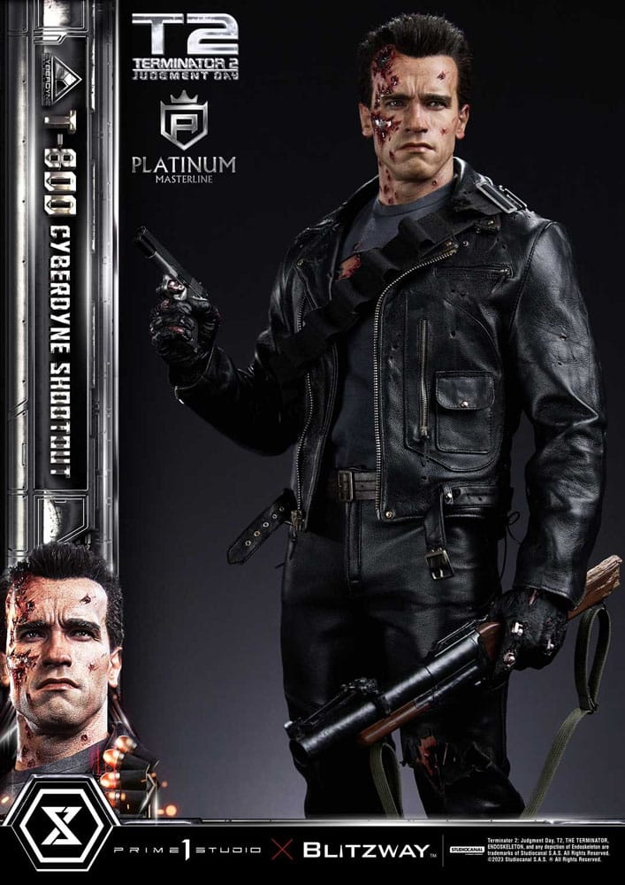 Terminator 2 Platimum Masterline Series Statue 1/3 T-800 ... | Planet ...