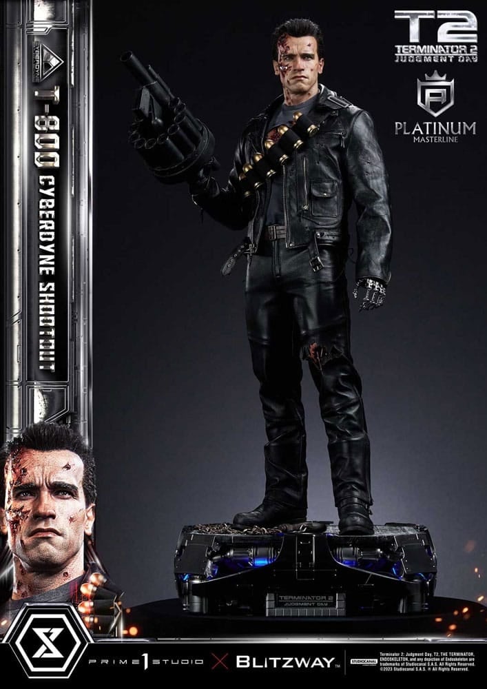 Terminator 2 Platimum Masterline Series Statue 1/3 T-800 ... | Planet ...