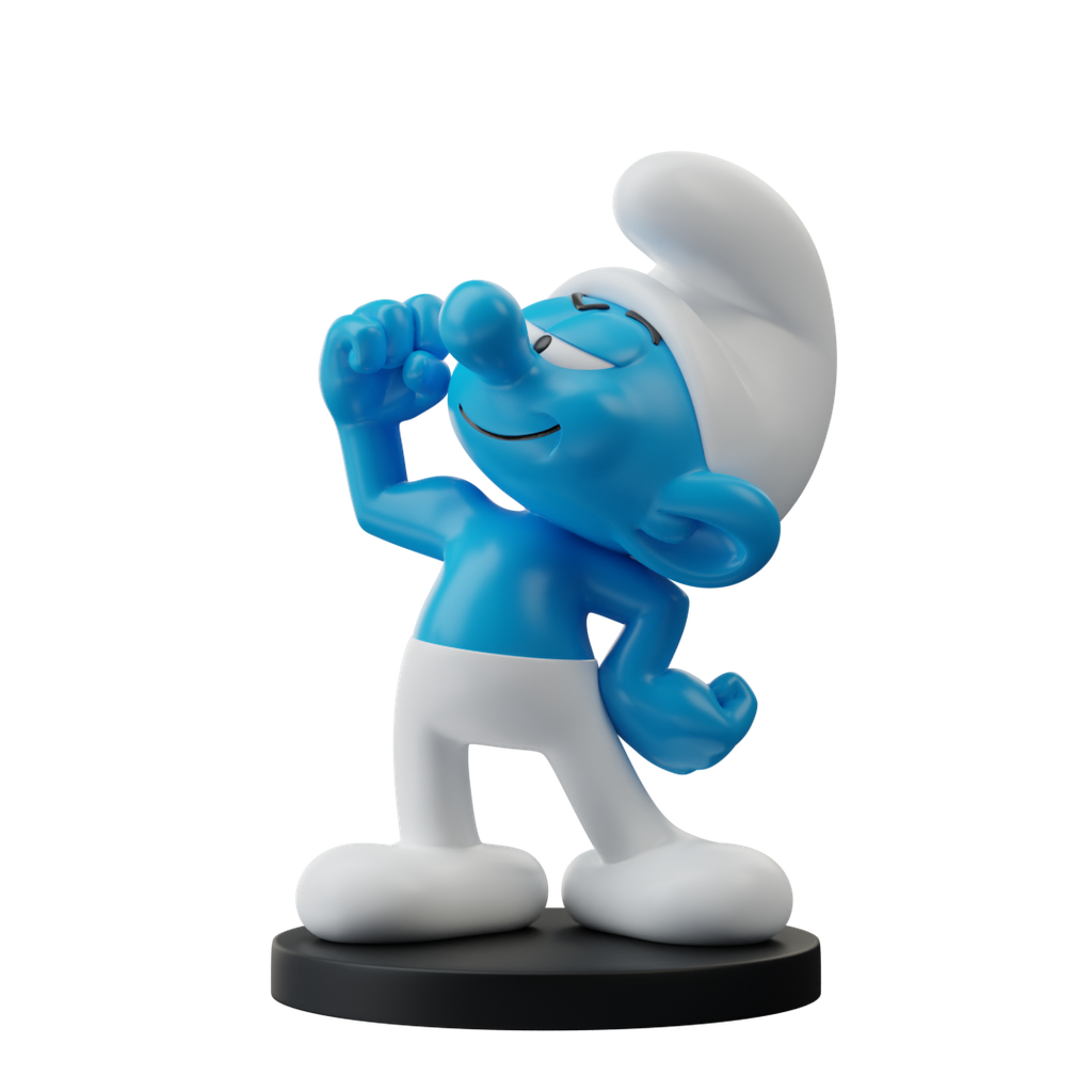 De Smurfen Beeldje Potige Smurf 11 cm | Planet Fantasy